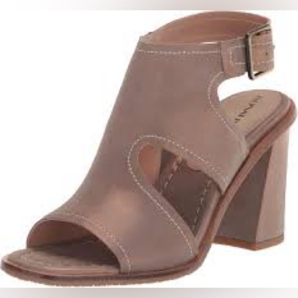 Donald J. Pliner Emiko metallic heels 9.5 EUC